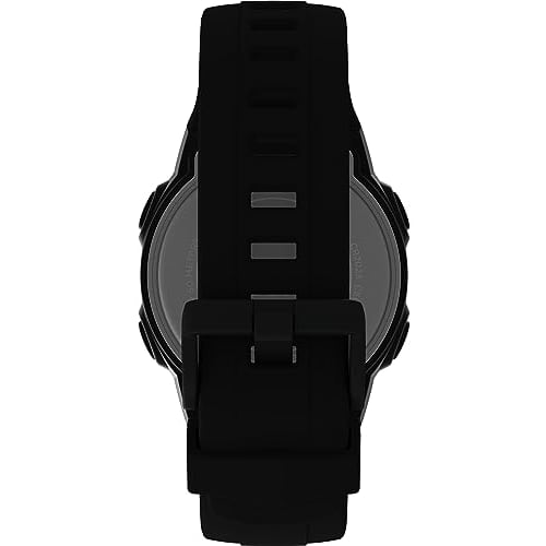 TIMEX Men's T100Sports Resin Mineral Glass Quartz Digital Watch TW5M58400 Black
