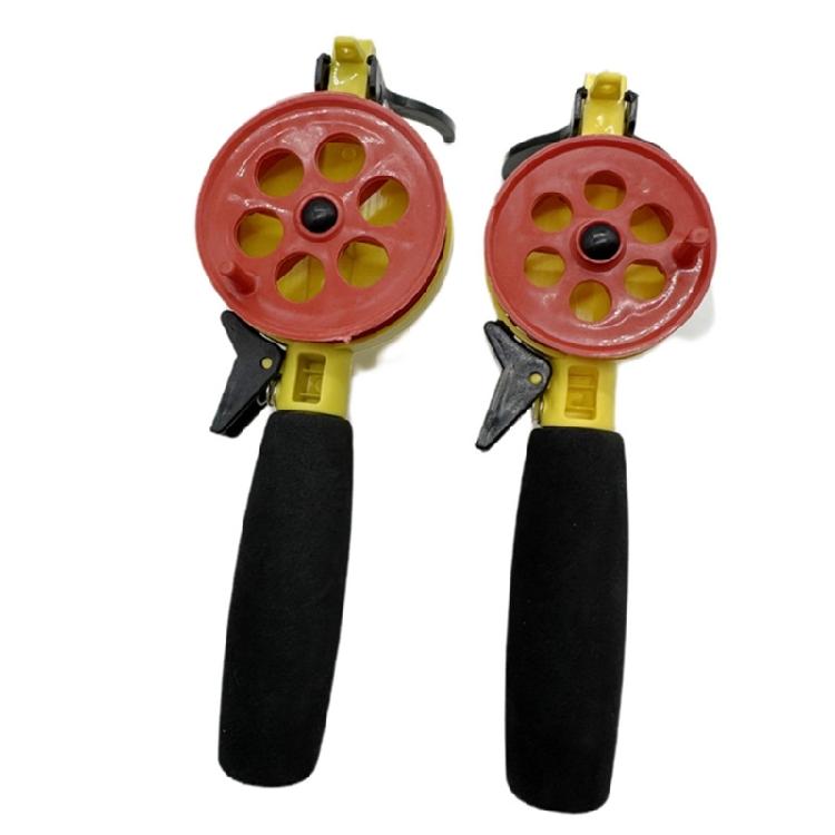 2pcs Ice Fishing Rod For Winter Fishing Scene From Lake To Ocean For Various Fish Types Portable Plastic Construction