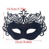 Breathable Half Face Role Play Mask Integrated Crowns And Sparkling Powder Effect For Themed Parties Cosplay Event