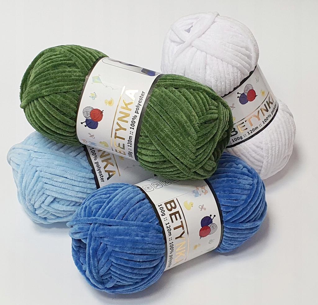 Betynka soft baby yarn for stuffed animals, intense green 375