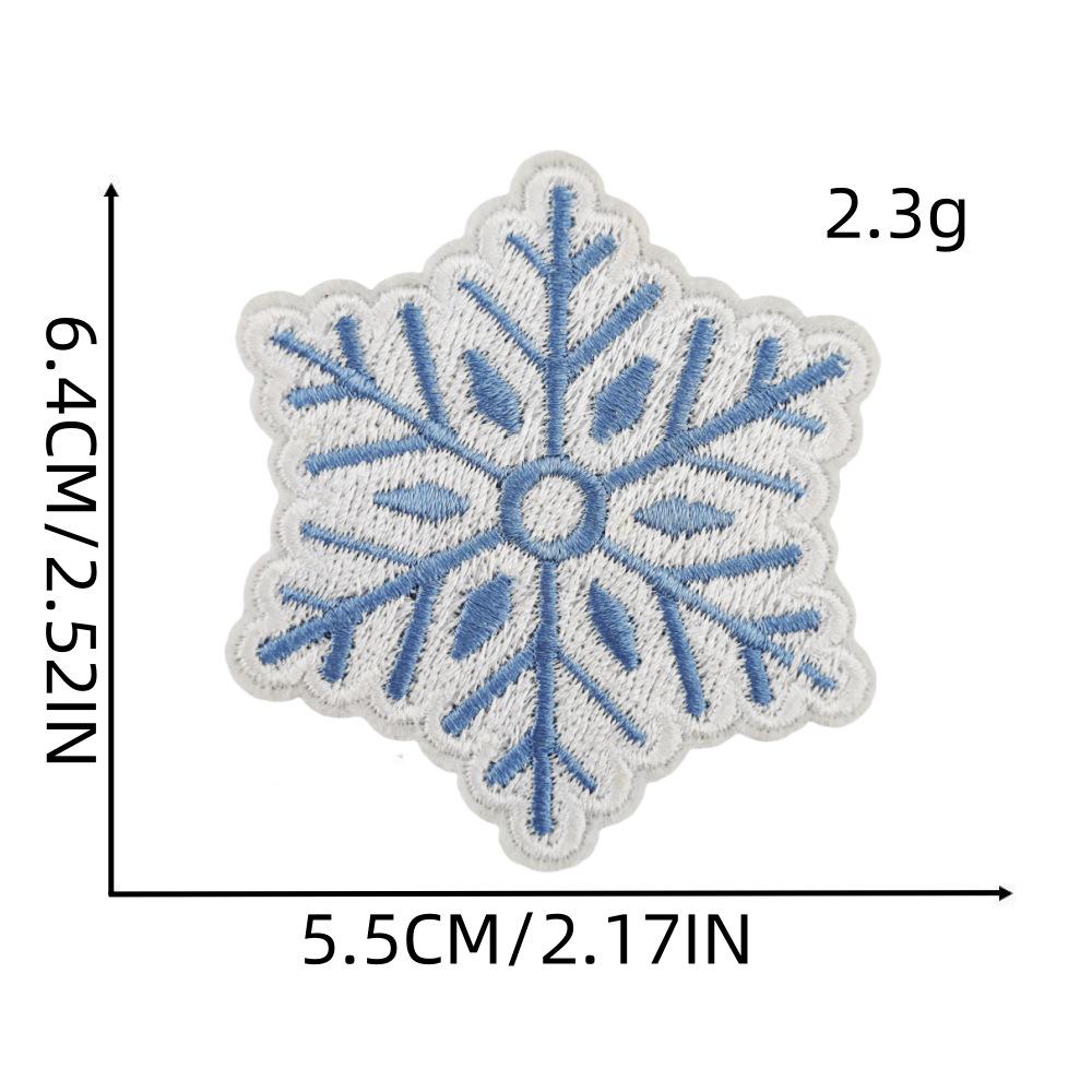 Jultecknad broderi: Halsdukar & Klädtillbehör, Hänge, Julgransprydnader, Snöflinga, Handskar & Lappar