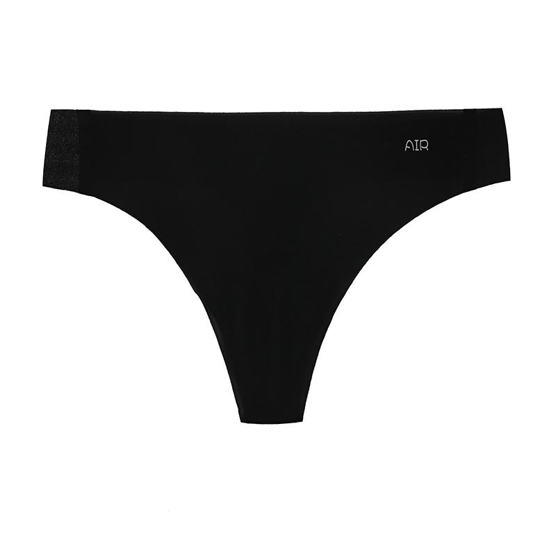 TERMEZY Women’s Sexy Ultra-Thin Thongs One-Piece Seamless Ice Silk Panties Solid Color Breathable “Mask” Panties