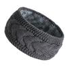 Wide Headbands Fleece Hair Accessories Women Cable Knitted Warm Turban Headwrap Thick Chunky Ear Warmer Crochet Hairbands Bandanas Hair Accessories