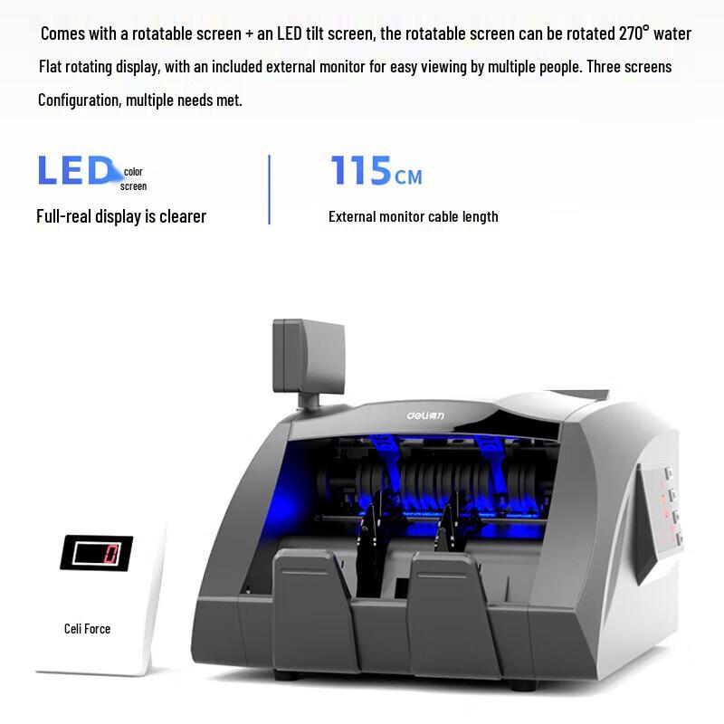 Deli Currency Counter and Detector