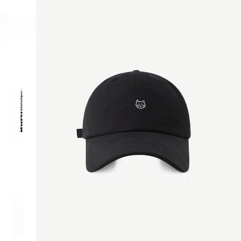 Cat Embroidered Baseball Cap With Sun Protection And Breathability For Spring Summer Casual Wear