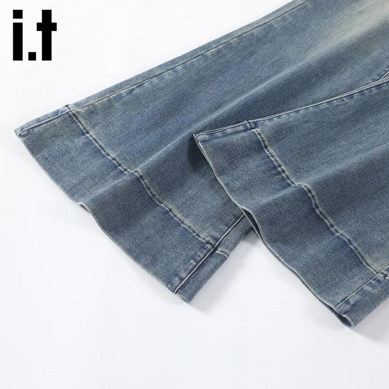 izzue it Women's High-Waist Slim Fit Flared Jeans