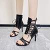 High Heel Strap Buckle Cool Boots 2026 New Large Size Fashion Sexy Slim Heel Sandals for Women