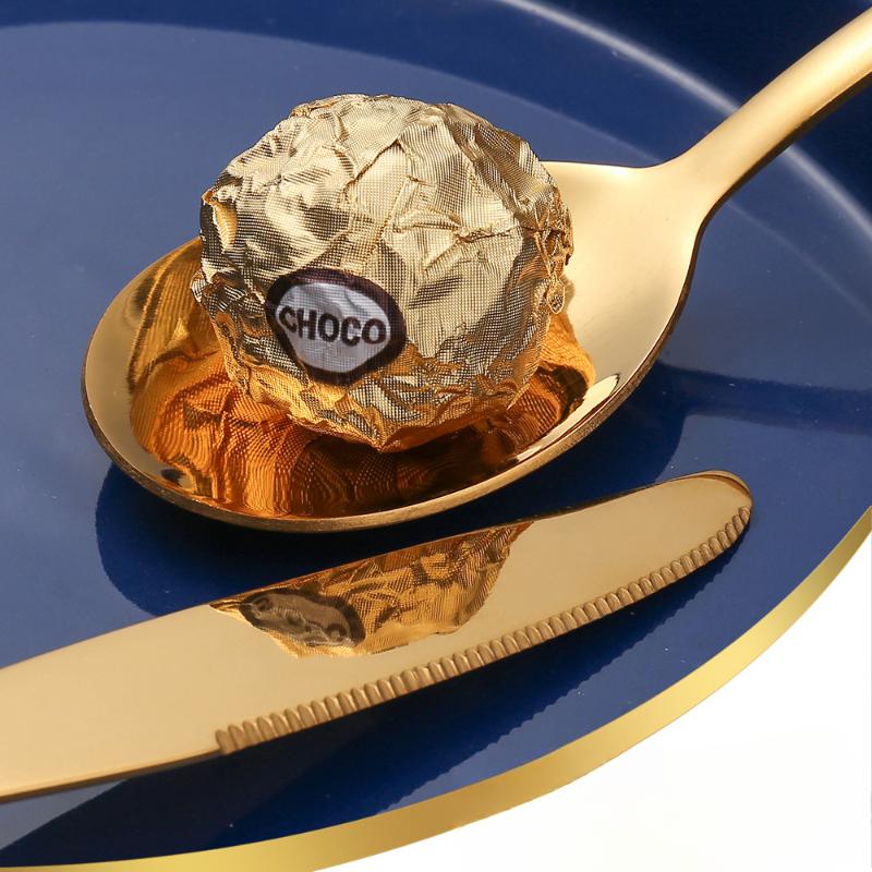 HANYANG Stainless Steel Tableware Family Hotel Supplies Steak Knife, Fork and Spoon Set Western-style Tableware