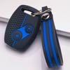 Key Fob Cover for Honda Accord Civic FRV Jazz CRV SRV Gr8 150 with Keychain Anti-Scratch Surface Shockproof Structure Soft Grip Texture
