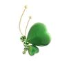Emerald Cat's Eye Butterfly Brooch