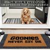 Goonies Never Say Die Doormat Rubber Bathroom Kitchen Mat Garden Garage Door Floor Mat Non-Slip Carpet Entrance Rug