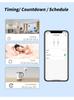 Smart WiFi Socket EU Timer Plug with Alexa/Google Voice & App Control