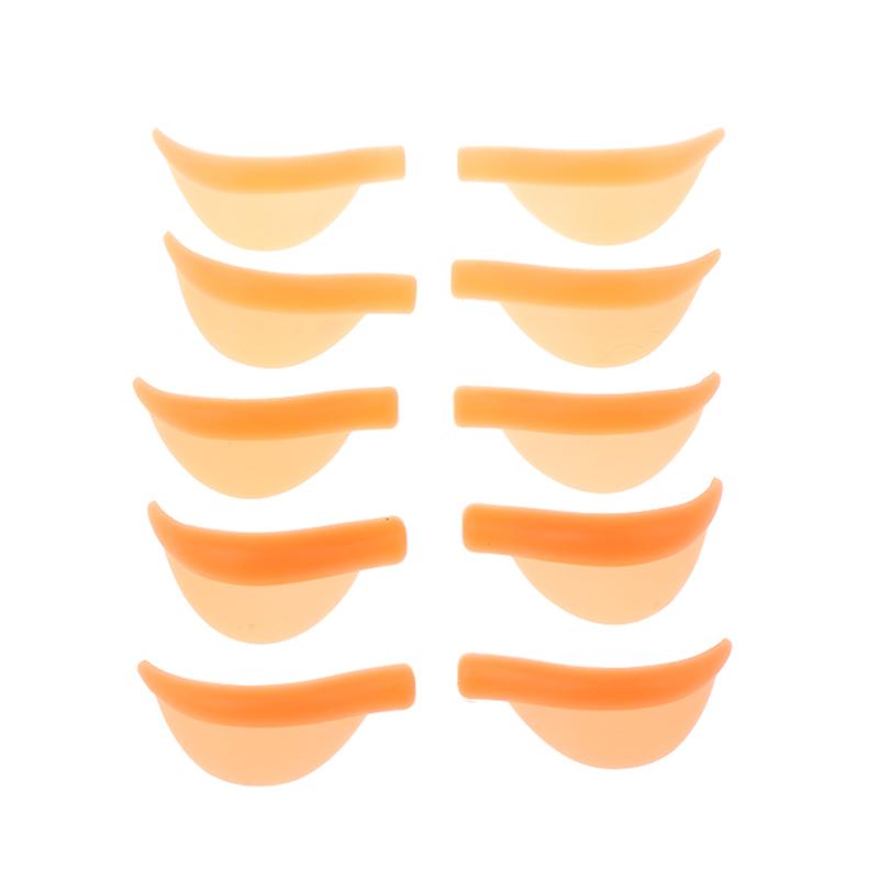 

5 пар/упаковка Силиконовые подушечки для завивки ресниц Перерабатываемые палочки для ресниц Щиток Лифтинг 3D Завивка ресниц Аппликатор Инструменты для макияжа оранжевый