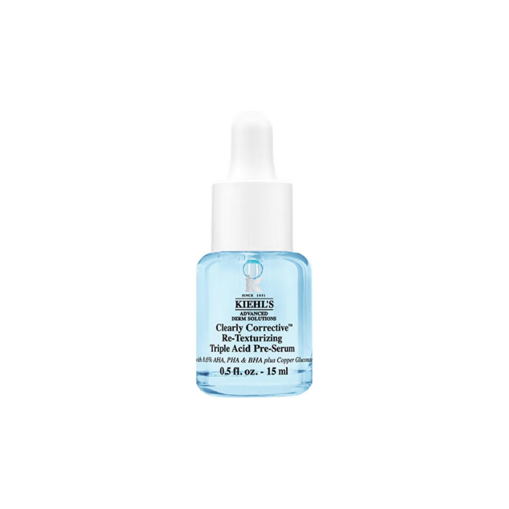 Kiehl s Clearly Corrective™ Daily Re-Texturizing Triple Acid Peel Serum Travel Kits & Sample Kits Unisex 15ml One Bottle