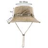 Vintage Men's Cotton Bucket Hat UV Protection Sun Caps Multipurpose Summer Outdoor Climbing Fishing Tourism Brim Fisherman Hats