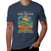 Vintage Railroad Train Grandpa For Model Trains Papa Dad Unisex TShirt Trendy Casual Short Sleeve Shirt
