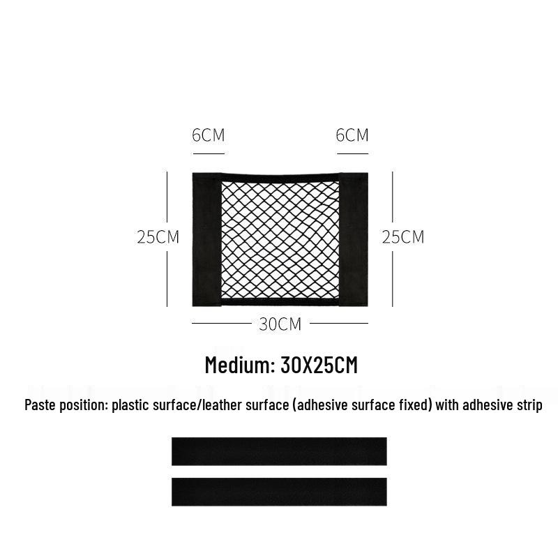 Car Velcro Trunk Storage Net Pocket