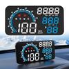 Portable and Compact GPS Car Head Up Display Speedometer Overspeed Alarm