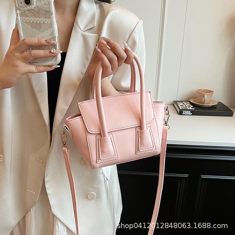 Summer portable small bag women's 2025 new fashionable textured wing bag popular this year versatile shoulder messenger bag