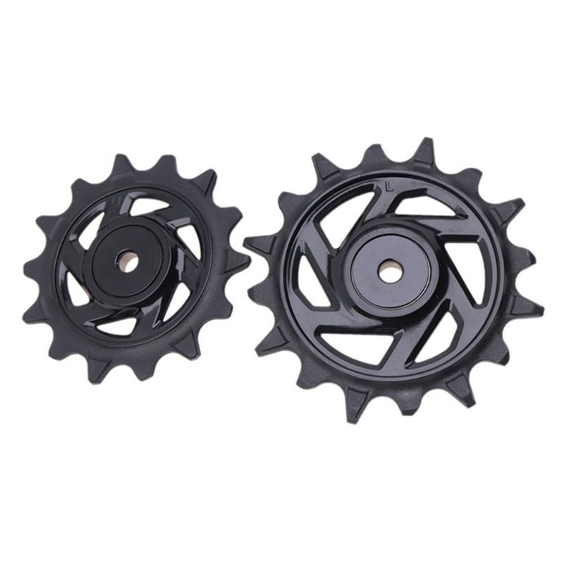 Road Bike Rear Derailleurs Pulley Set Bike Drivetrain Guide Rollers Guide Wheel Durability Cycling Accessories