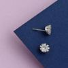 Mini Crystal Flower Earring