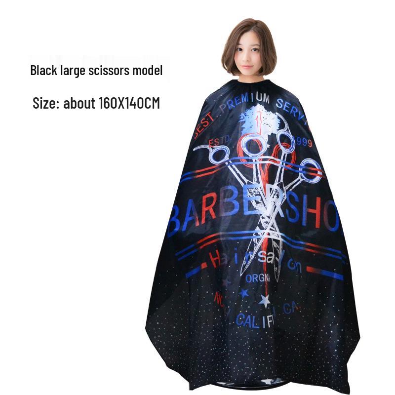 

Ретро Полосатый Парикмахерский Пеньюар для Дома и Салона - Очень Большой Фартук для Стилистов