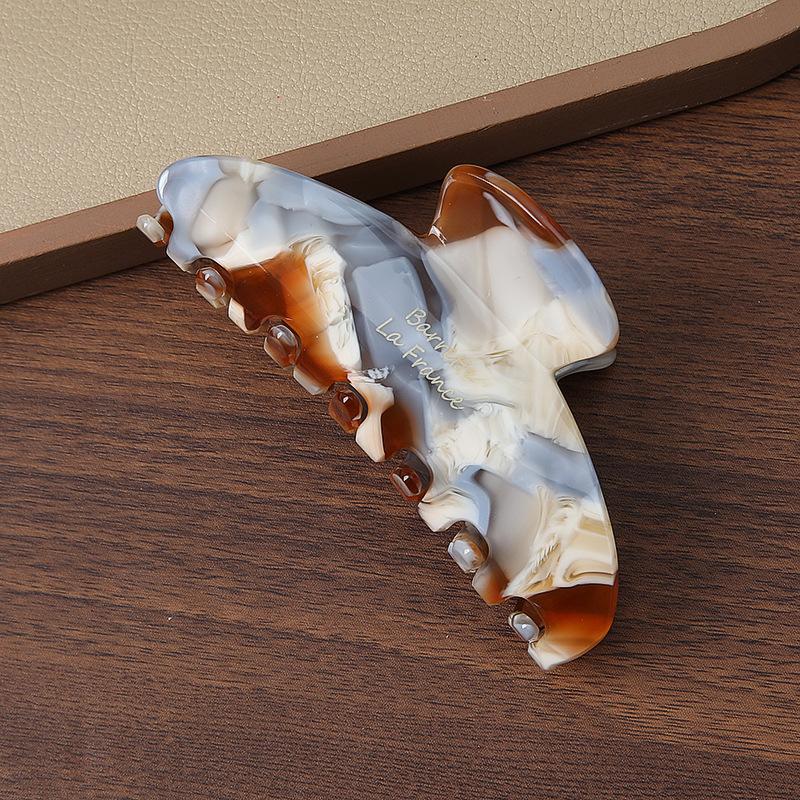 Acetate Large Hairpin Personalized Back Head Ponytail Disc Hair Shark Clip Headgear Fashionable Versatile Grab Clip Hair Accessories