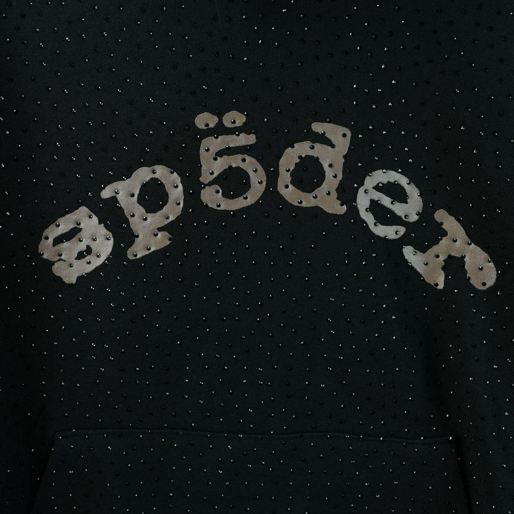 Spider Original Rhinestone Hoodie and Fleece-lined Sweatpants Set