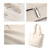 [JIANDO] tote bag canvas large capacity A4 compatible With shoulder strap shoulder bag camber Tote bag with compartments canvas unisex Popularity