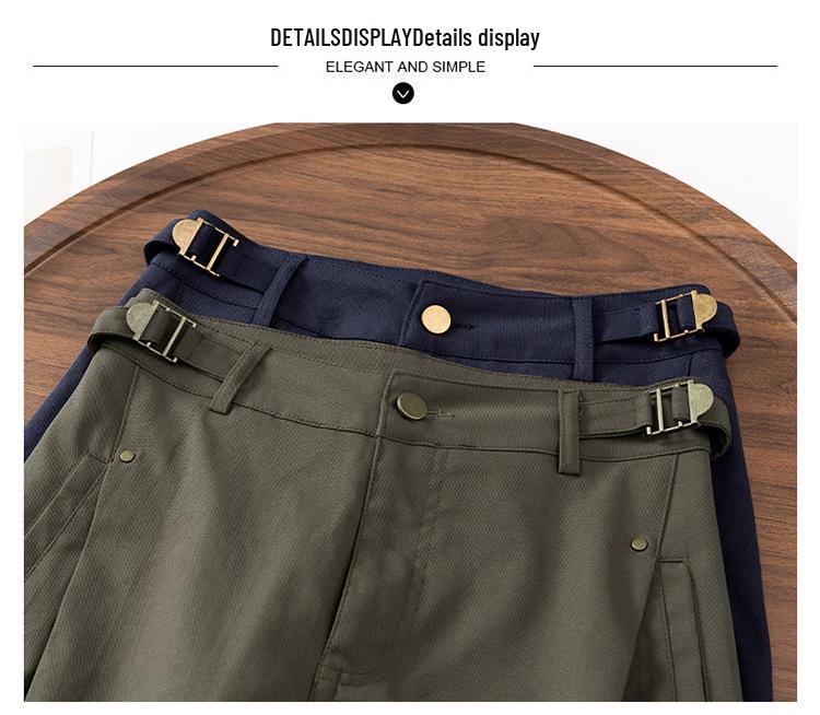 Women's High-Waisted Wide-Leg Cargo Pants – New 2026 Spring & Autumn Style, Loose, Slimming, Casual Fit.