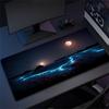 Large Game Deskmat Natural Rubber Mousepad Landscape Mountain Sunset Cartoon Mouse Pad Antislip Carpet Keyboard Mouse Mat 90x40