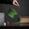 Ailan Huijia Green Bamboo Ceramic Teapot Set