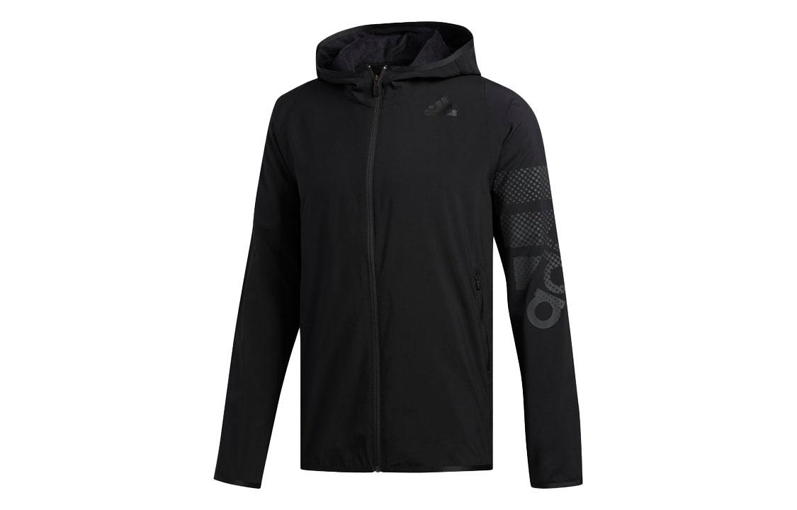 Толстовки Adidas Мужские Черные С Капюшоном Умеренный Кардиган EA2807 L