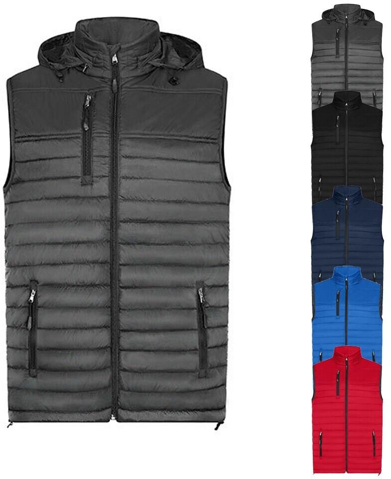 Winter Jacket HRM 1301 Men's Hooded Jacket In Dark Grey
