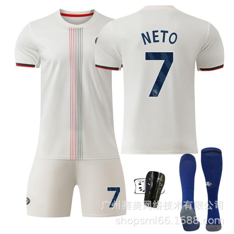 26 Football Uniform No. 10 Palmer Jersey 8 Enzo 24 Chelsea Away Suit Men's 20