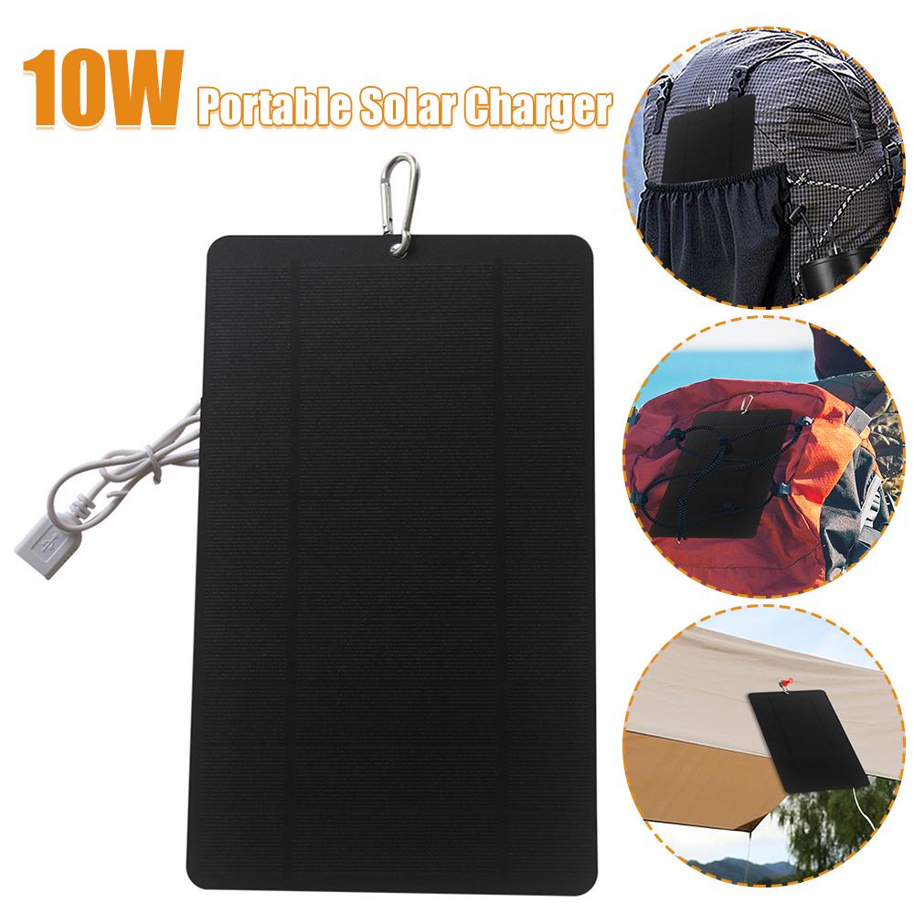Solar Panel 10W 5V Durable Mini USB Solar Panel Power Backup for Phones Flashlight Fan Cellphone Bicycle Accessories Panel