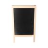 Kids Easel Double Sided Foldable Standing Large Painting Space Poplar Structure Wooden Easel 25x40cm with Accessories