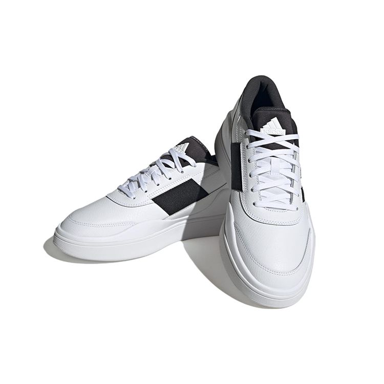 Adidas Osade Leather Classic Logo Comfortable Sports Non-Slip Low-Top Lifestyle Shoes Unisex sneaker White Black IG7316
