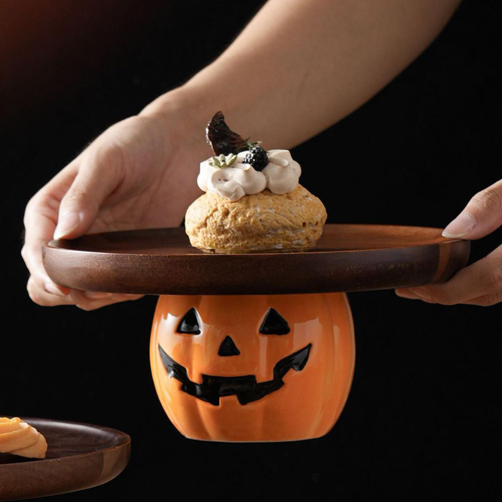 

Подставка для тыквы на Хэллоуин Подставка для конфет Подставка для дневного чая Кекс на день рождения Baby Shower