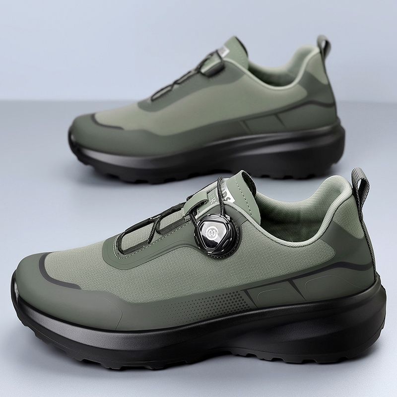 Casual Men's Shoes Designer Rotating Buckle Men Sneakers Thick-Soled Comfortable Outdoor Walking Shoes Zapatillas Hombre