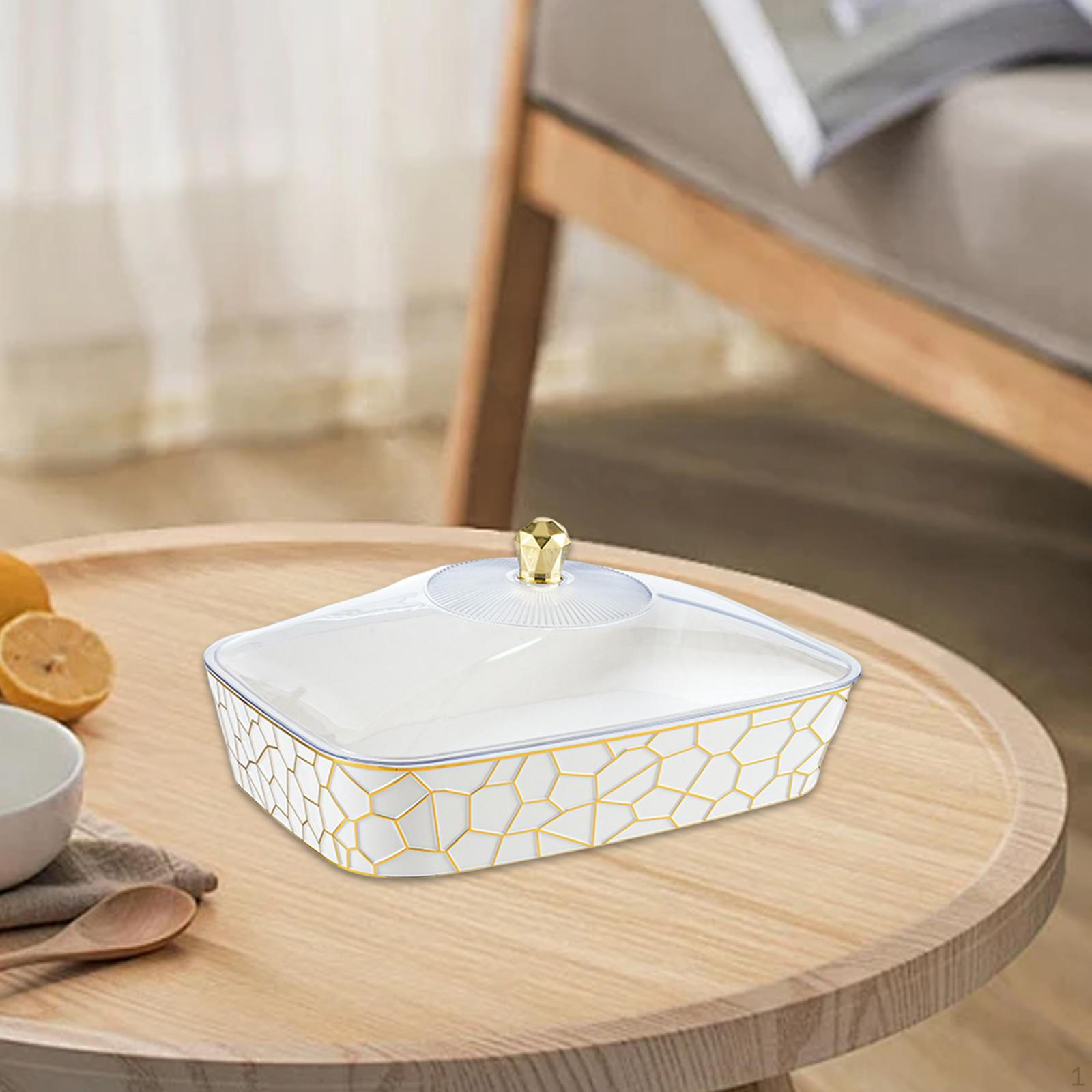

Cosmetic Makeup Organizer Tray with Dustproof Cover for Events And Gatherings S
