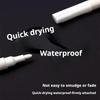 8Pcs Waterproof Acrylic Marker White Marker Paint Pen Art Painting Highlight Graffiti Pen Quick-Drying Marker 2.0mm Art Supplies