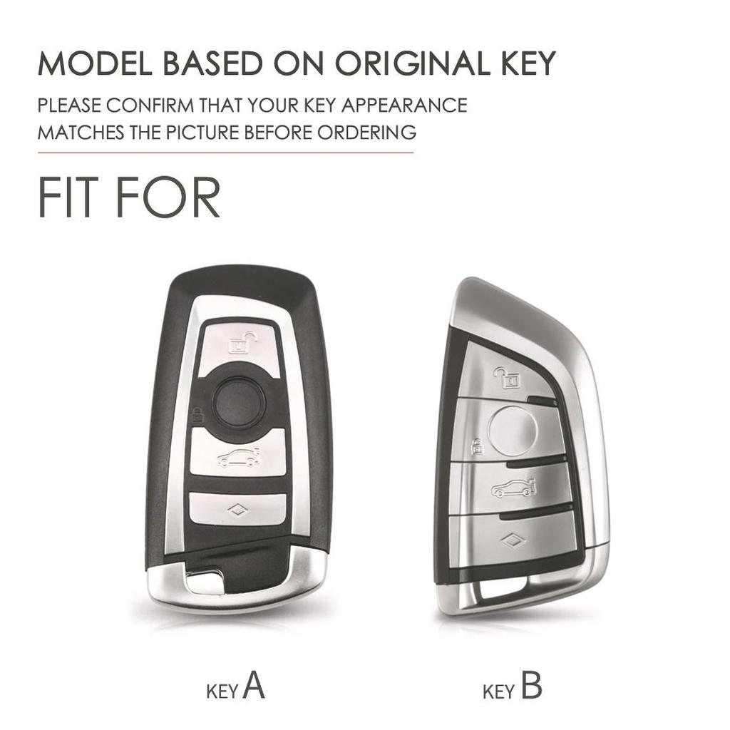 BMW Key Cover & Chain for 1, 3, 5, 7 Series, X1, X3, X5 - Single Piece