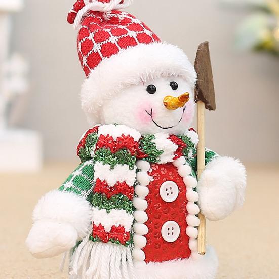 Christmas Decorations Reindeer Snowman Ornament Cartoon Festive Hanging Decor for Home Party Tree Indoor