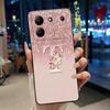 Case For ZTE Blade A54 4G Soft Silicone Black Shell ZTE Blade A54 4G Beautiful Letter Starry Sky Pattern Anti-scratch Cover