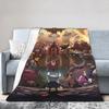 Hollow Knight Funny Games Accessories Blankets Soft Fleece Throw Blanket Cozy Bedspread