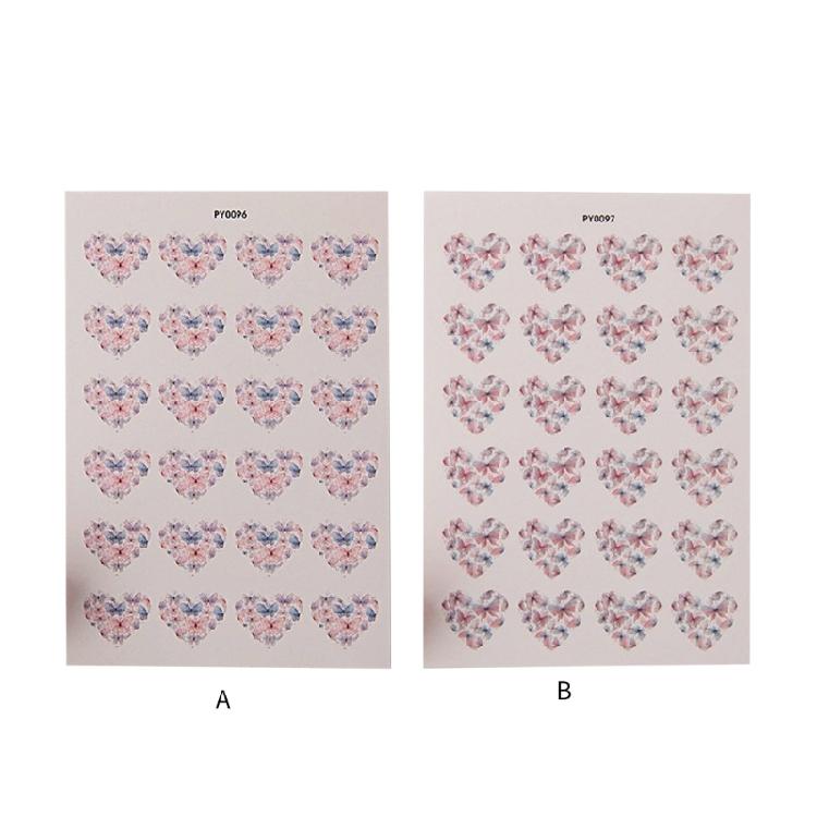 Heart Butterfly Clay Transfer Paper for Jewelry Making