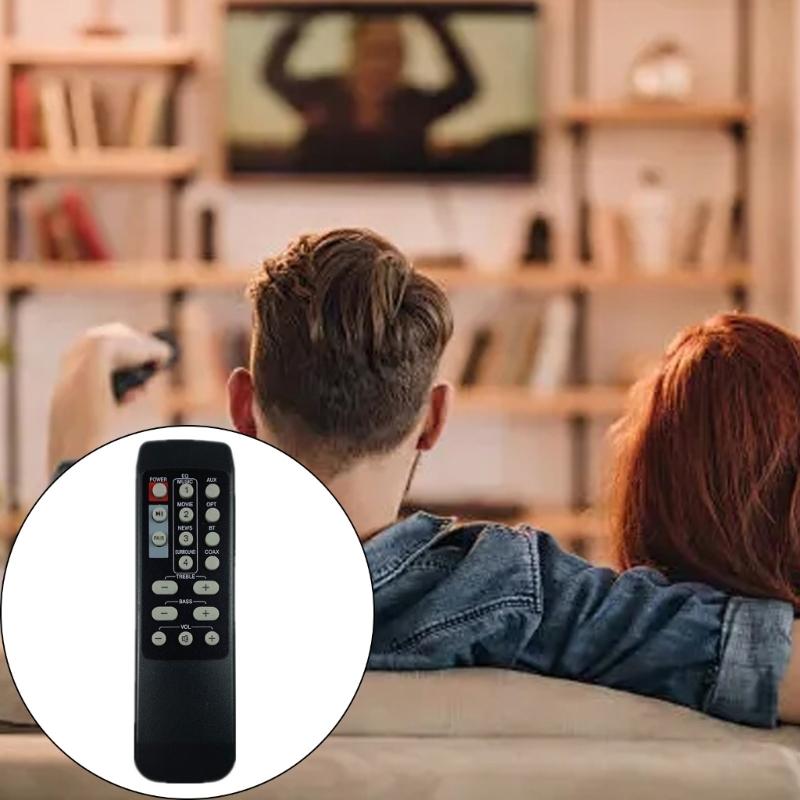 Remote Controller For NK6 Soundbar Featuring Quality Plastic Design And Easy To Use Button Layout Smoothly Action