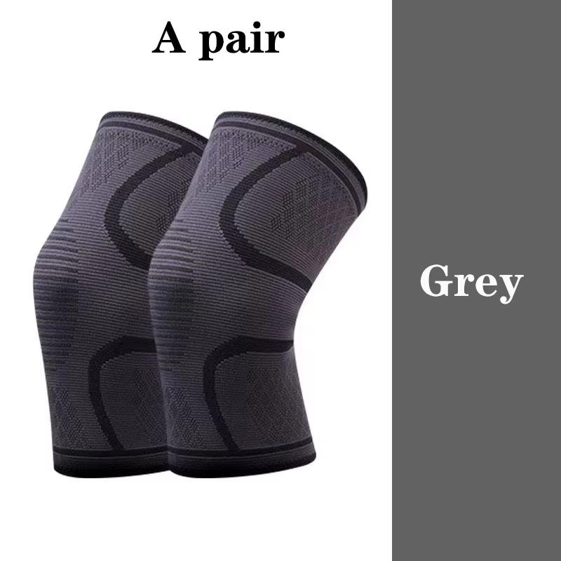 2 STÜCKE Fitness Laufen Radfahren Kniestütze Hosenträger Elastische Nylon Sport Kompression Knieschoner Ärmel für Basketball Volleyball