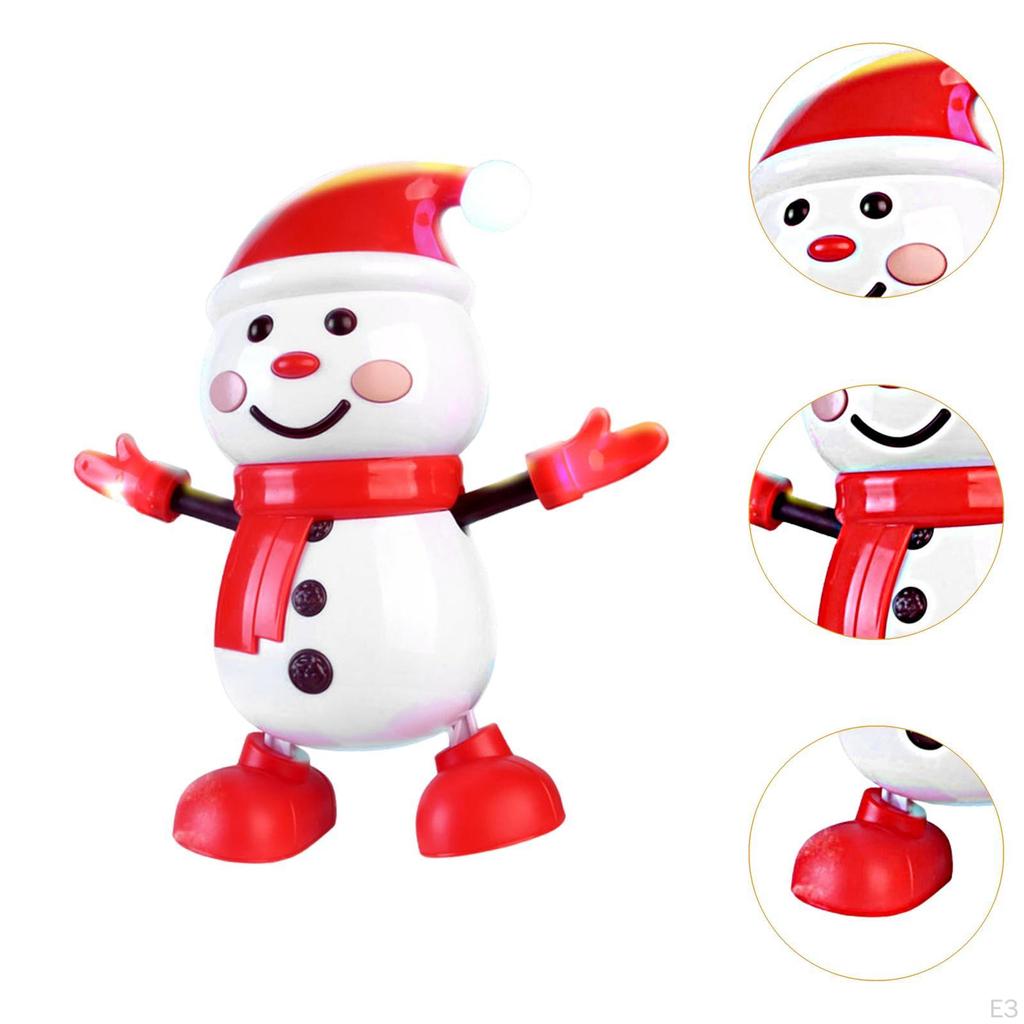 Elektrische Weihnachts-Puppe Spielzeug Singen Tanzen Weihnachtsbeleuchtung Musik-Figur